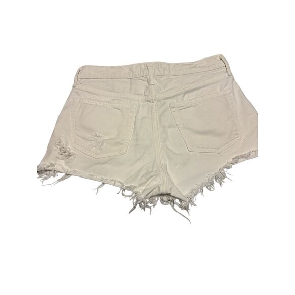 AGOLDE size 27 Off white cut off distressed shorts - EUC - Picture 4 of 7